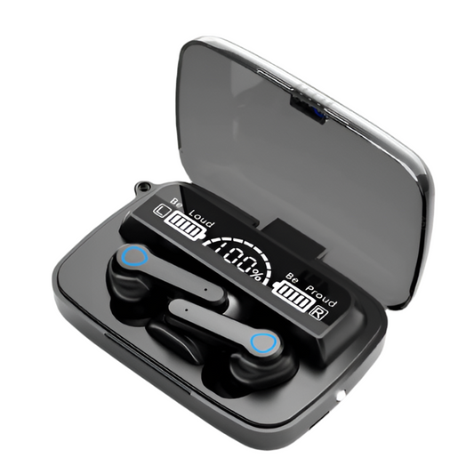 TWS M19 Auriculares Bluetooth Deportivos con Pantalla LED y Estuche de Carga